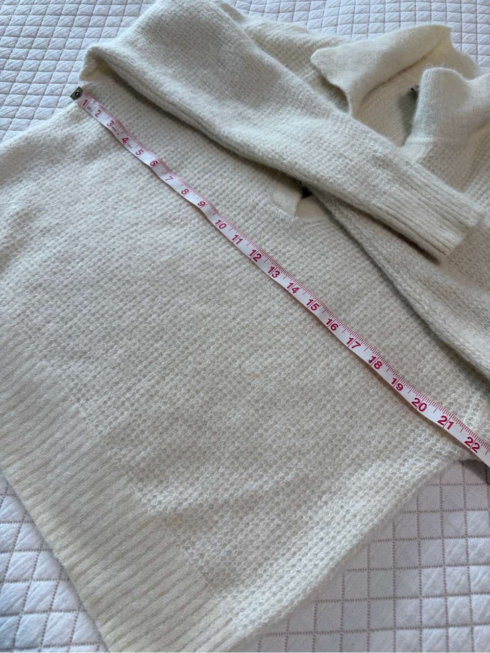 Everlane Alpaca-Blend Polo Sweater, Cream, Size - Picture 7 of 8